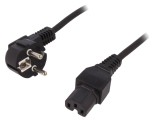 Cablu Alimentare 1,8m Negru CEE 7/7 la IEC C15