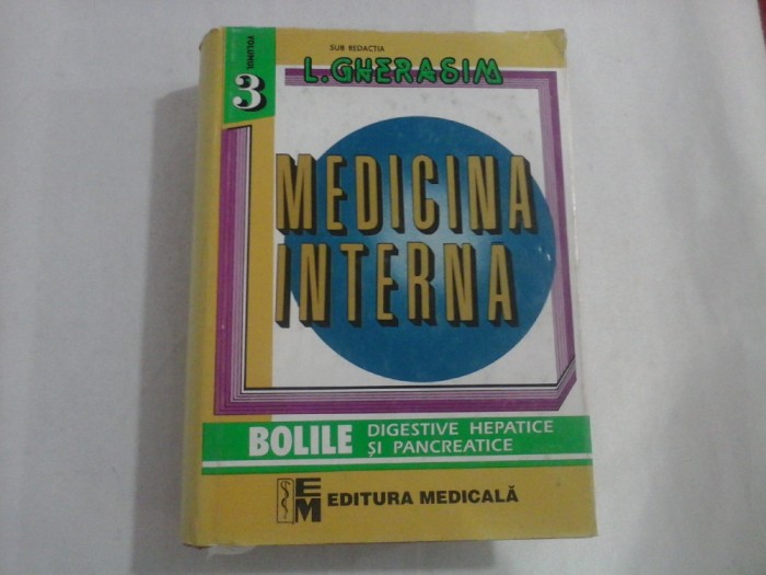 MEDICINA INTERNA - GHERASIM -volumul 3 - editia 2000