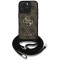 Husa originala Guess iPhone 16 Pro Max Hardcase 4G Big Logo with Cord Strap, maro, GUHCP16XP4GMGCRW