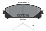 Set placute frana TEXTAR 2445201