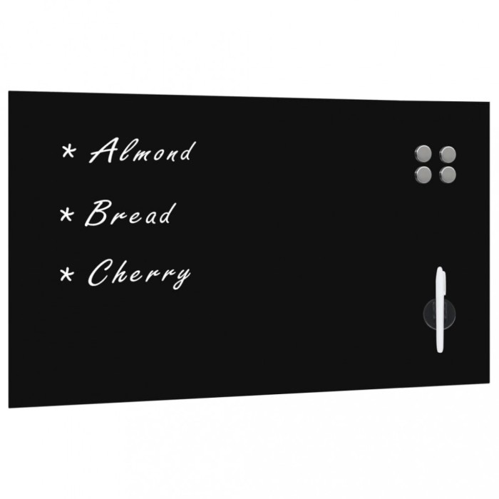 vidaXL Tablă magnetică de perete, 120 x 60 cm, sticlă 285371