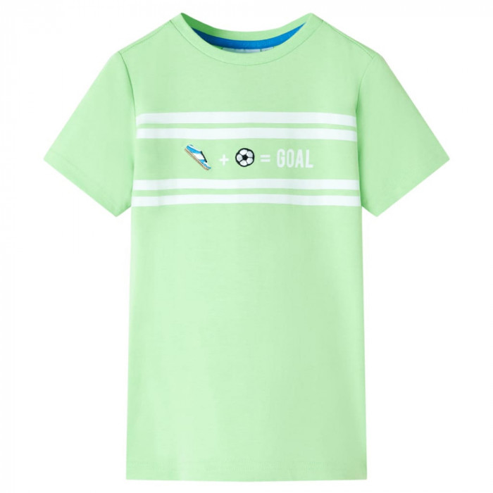 Tricou pentru copii, verde neon, 140