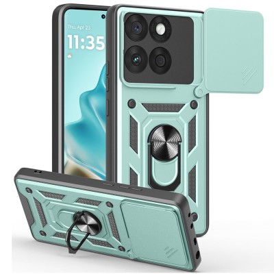 Husa Motorola Edge 60 Fusion protectie camera Techsuit CamShield Series, verde foto