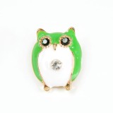 Brosa martisor bufnita verde