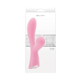 Luxe Aura Pink - Vibrator Rabbit cu Aspirator pentru Clitoris, 19,5x3,8 cm, Orion