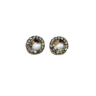 Cercei tip stud &amp;ndash; transparent foto