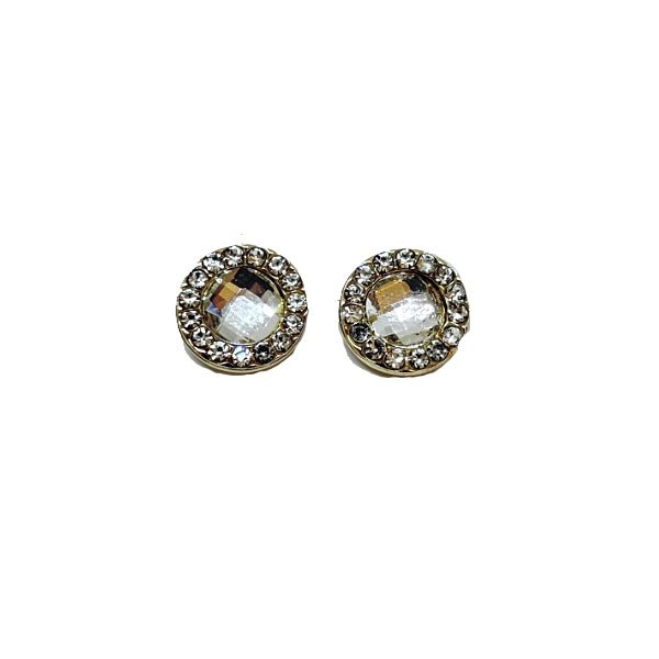 Cercei tip stud &ndash; transparent