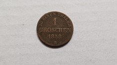 Oldenburg -1 Groș 1858 foto