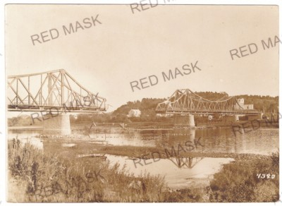 5150 - CERNAUTI, Bucovina, Bridge distroyed ( 16/12 cm ) - old postcard - unused foto