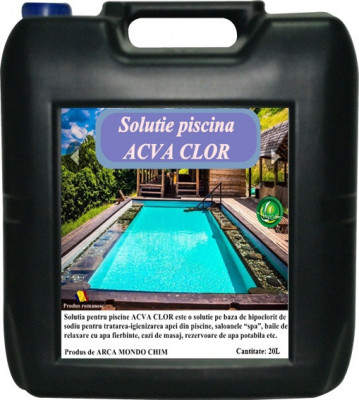 Solutie piscina ACVA CLOR Arca Lux, Bidon 20L foto