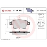 Placute frana Fiat Grande Punto 07.07-06.10, Punto (199) 01.12-, Punto Evo (199) 07.08-, Punto Evo 07.08-02.12, Punto Van (199) 04.08-, Punto 03.12-,, BREMBO