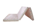 Saltea Pliabila Copii MyKids, 120x60 cm, Spuma Poliuretanica, Husa Bumbac, Model Dancing Bunny Roz