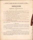 HST A407 Instrucțiune pentru agenții institutului Albina 1887 Sibiu