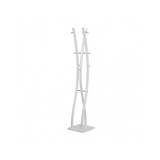 Cuier metalic HM W50, cu 9 agatatori, tip pom, robust, alb