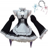 Pentru cosplay Re:Zero Ram &amp; Rem Set de costume cosplay pentru servitoare Lolita, Oem