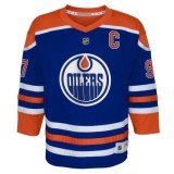 Edmonton Oilers tricou de hochei pentru copii Connor McDavid Replica Home - S/M