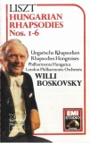 Franz Liszt / Willi Boskovsky, Philharmonia Hungarica, London Philharmonic Orchestra - Hungarian Rhapsodies Nos. 1-6, Caseta audio