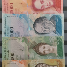 Set complet bancnote 2 - 100 000 bolivares - Venezuela