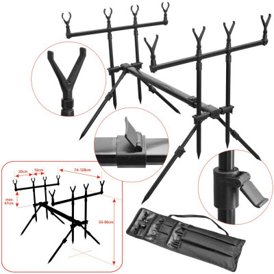 Rod pod #6 Baracuda pentru 4 lansete foto