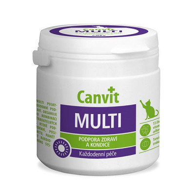 Canvit Multi Cat produs multivitaminic pentru pisici 100 tbl. / 100 g foto