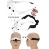 Ochelari tip cozoroc 9892B2, cu lupe si doua lampi iluminare Led, Oem