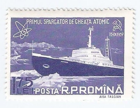 |Romania, LP 483/1959, Primul spargator de gheata atomic, MNH