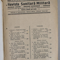 REVISTA SANITARA MILITARA , ANUL I , NR. 10 - 12 , 1947