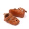 Pantofiori maro pentru fetite - Soricel (Marime Disponibila: 6-9 luni (Marimea