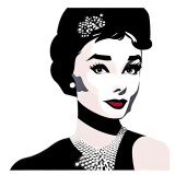 Cumpara ieftin Sticker decorativ Woman, Negru, 62 cm, 8011ST, Oem