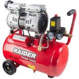 Raider RD-AC07 - Compresor fara ulei 750 W 24 l 135 l/min 8 bar