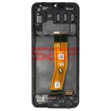 LCD+Touchscreen cu Rama Samsung Galaxy A14 4G / A145P / A145R BLACK COMPATIBIL