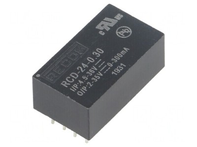 Convertor DC/DC 4.5-36V Intrare 2-35V Iesire 300mA PCB foto