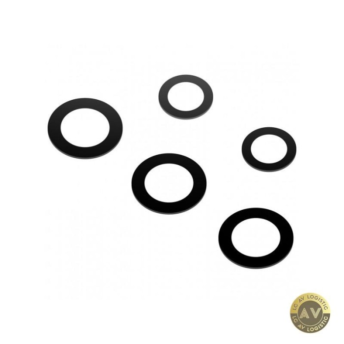 Geam Camera Spate Samsung Galaxy A52 5G A526 / A52 A525 Wide + UltraWide + Macro + Depth + Blitz Negru