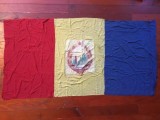 Steag Romania cu stema RSR / Republica Socialista Romania !