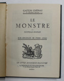 LE MONSTRE par GASTON CHERAU , BOIS ORIGINAUX de PIERRE LISSAC , 1928