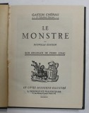 LE MONSTRE par GASTON CHERAU , BOIS ORIGINAUX de PIERRE LISSAC , 1928