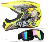 Cumpara ieftin Casca Moto Cross Enduro Downhill Atv + Ochelari, Policarbonat ABS, Marimi M, L, XL - Oem
