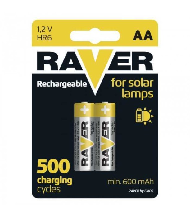 Set acumulatori Ni-MH Mignon AA R6 1.2V 600mAh pentru lampi solare