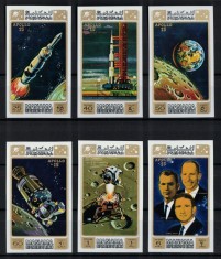 MANAMA 1971 - Cosmonautica, misunea Apollo 15/ serie completa MNH