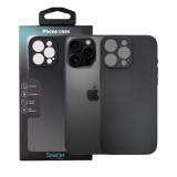 Husa Iphone 16 Pro Max Spacer, grosime 1.5mm, material flexibil TPU, negru &quot;SPPC-AP-IP16PM-TPU&quot;