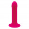 Dual Density Cushioned Core Vibrating Suction Cup Silicone Dildo 6.5 Inch