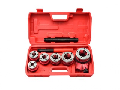 Trusa filiera pentru tevi 6 piese 1/4 &amp;quot;- 1.1/4&amp;quot;, Geko G01002 foto