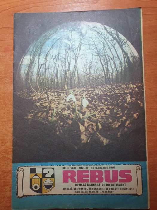 revista rebus 15 februarie 1986