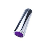Stimulator clitoris ARMONY Vibrator Bullet Silver, 9 funcții de vibrație, rezistent la apă, argintiu