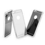 Husa pentru Apple iPhone 5 / iPhone 5S / iPhone 5SE Luxury tip oglinda Argintiu, MyStyle