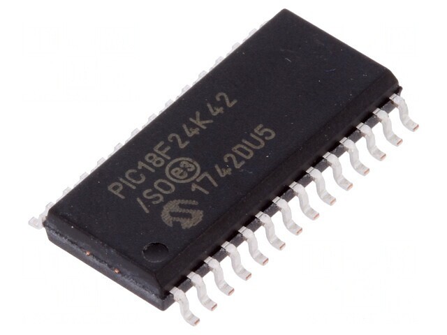Microcontroler PIC18 16kB 64MHz SMD SO28