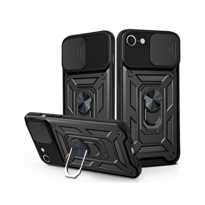Husa Compatibila cu iPhone 6 Plus/ 6s Plus - Techsuit CamShield Series - Black foto