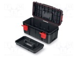 Ladă unelte KISTENBERG neagră polimer S BLOCK PRO 550x280x264mm IP55
