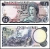!!! F. RARR : JERSEY - 1 POUND (1976-1988) - P 11 b - UNC
