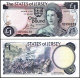 !!! F. RARR : JERSEY - 1 POUND (1976-1988) - P 11 b - UNC
